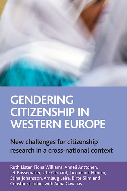 Book cover image for Gendering citizenship in Western Europe ISBN: 9781861346933